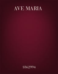 Ave Maria SSA choral sheet music cover Thumbnail